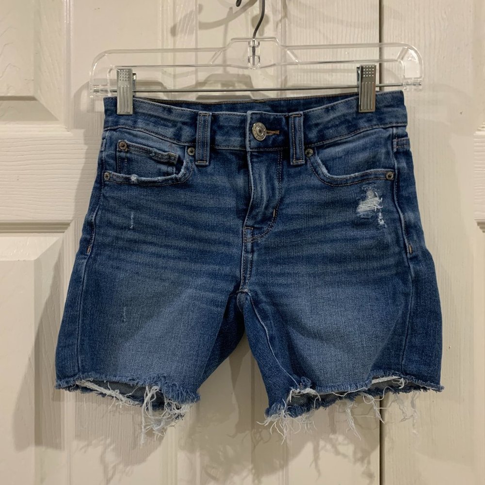 American Eagle Dream Short Midi Jean Shorts